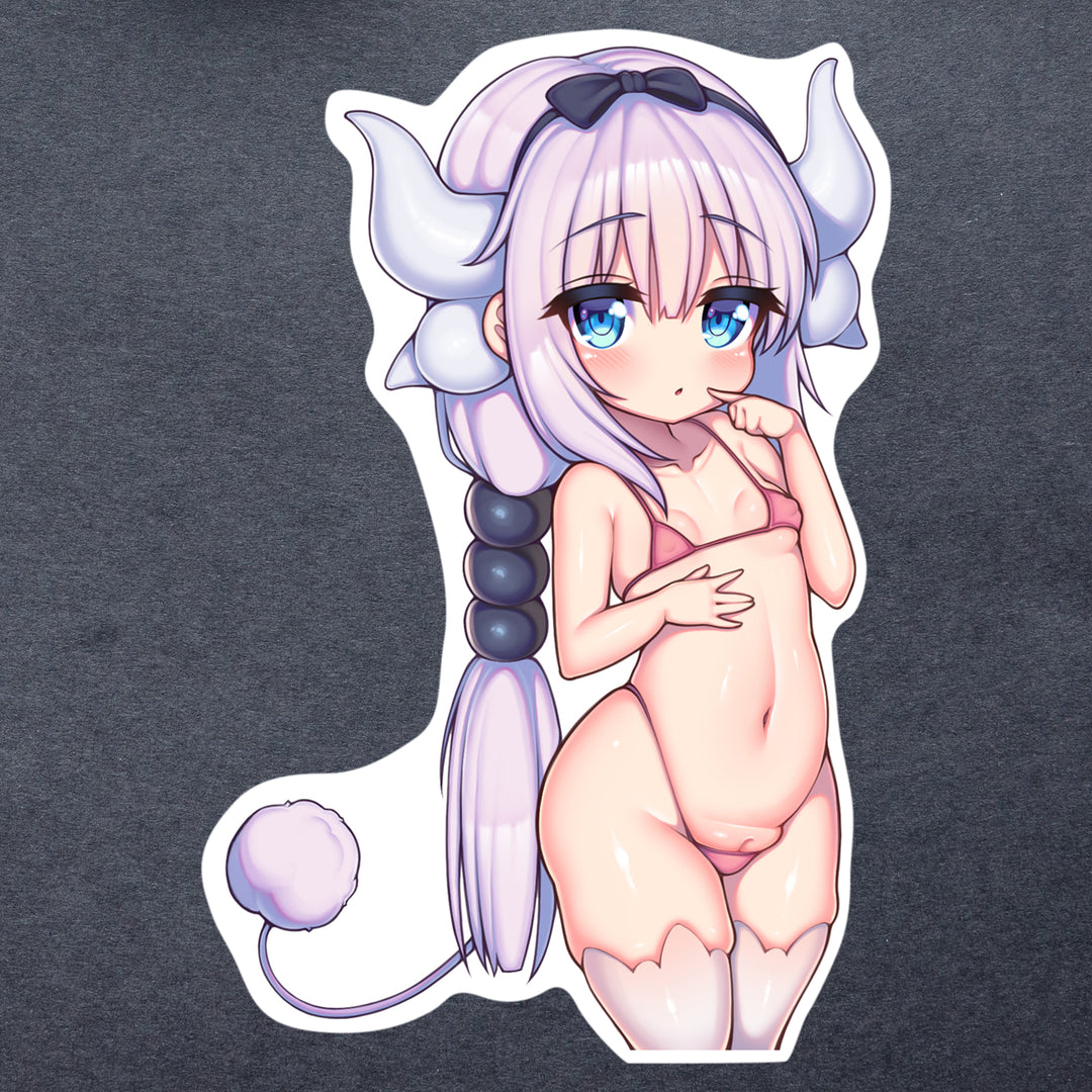 Kanna Popping Out Her Bikini Dragon Maid