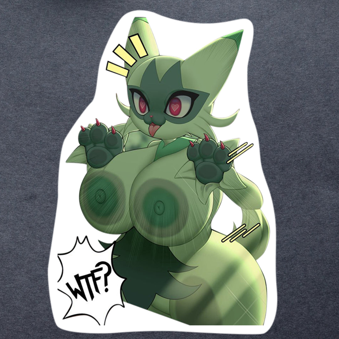 Pokemon Floragato Boobs Press Sticker