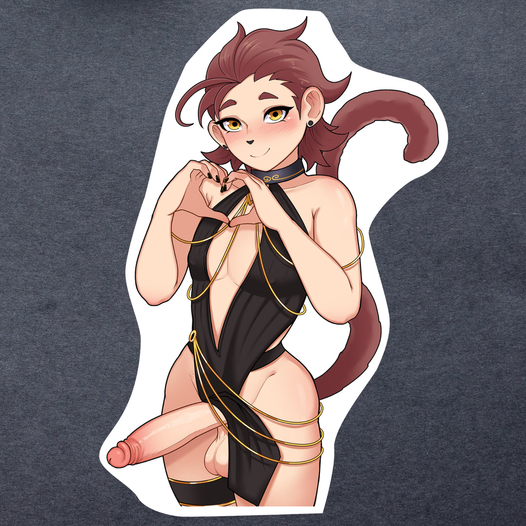 Monkey Femboy Sticker