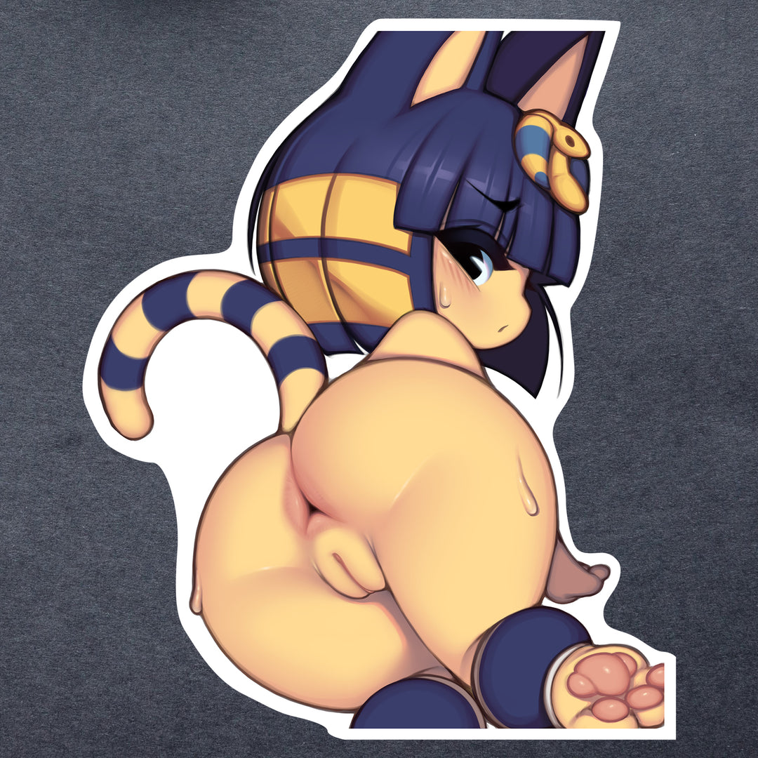 Ankha Shows Butt & Paws