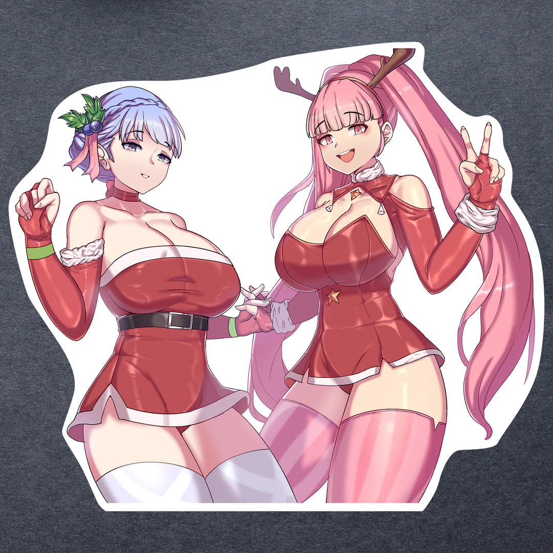 Marrianne and Hilda christmas dresses