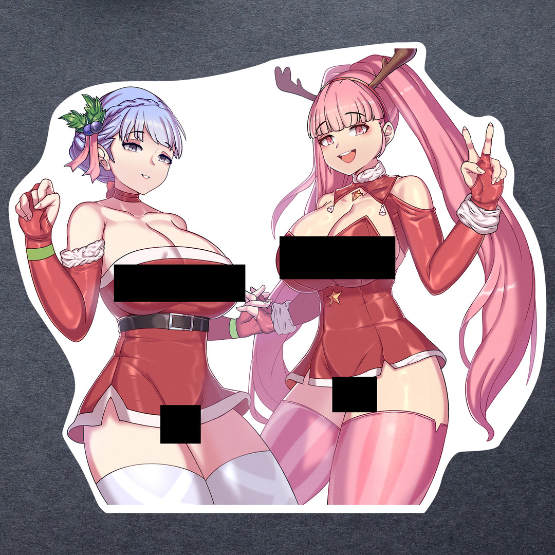 Marrianne and Hilda christmas dresses