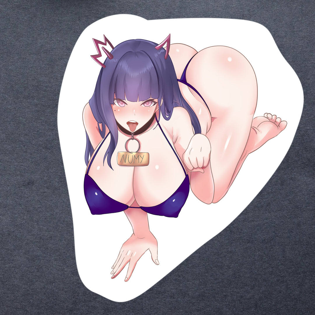 Vtuber lewd Numi Vinyl Stickers 1-5 Laptop Decal | UV Proof Water-resistant