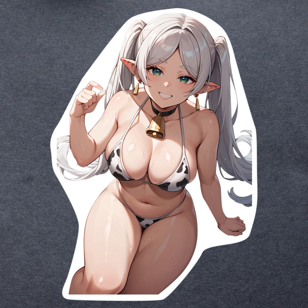 Frieren Lewd Vinyl Stickers 1-31 Laptop Decal | UV Proof Water-resistant