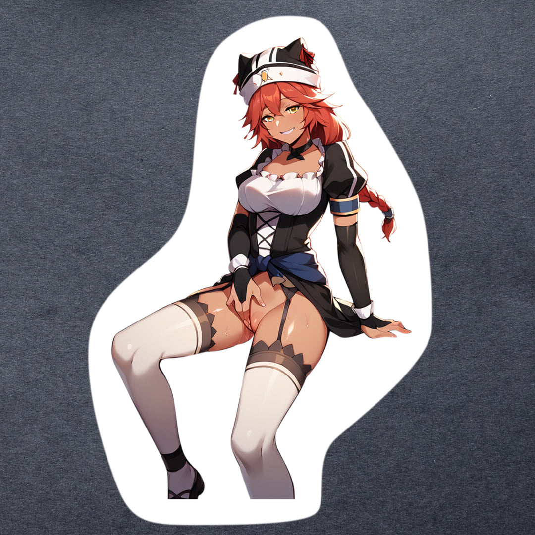 Overlord lewd Lupusregina Beta Vinyl Stickers 1-11 Laptop Decal | UV Proof Water-resistant