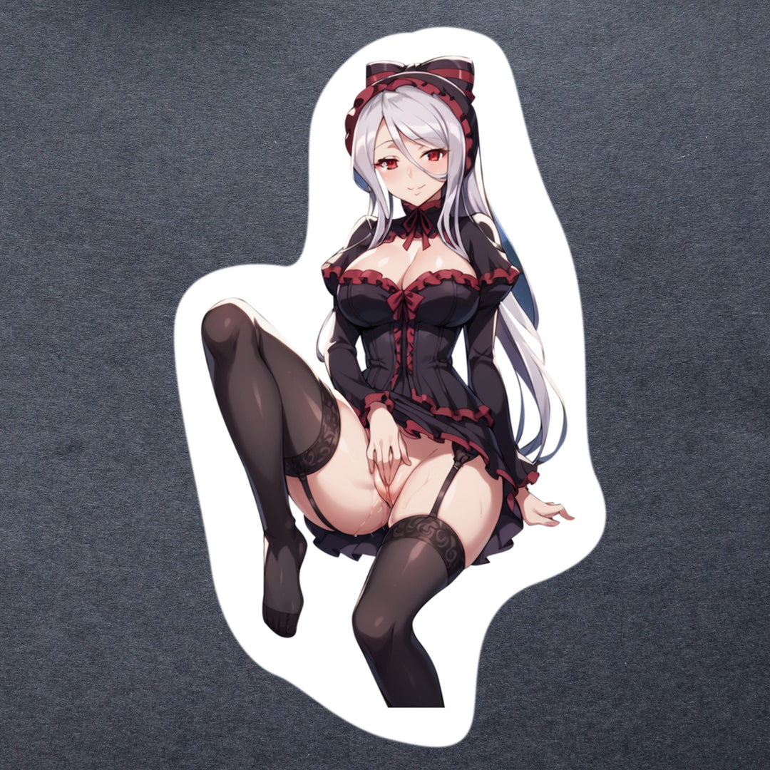 Overlord lewd Shalltear Vinyl Stickers 1-18 Laptop Decal | UV Proof Water-resistant