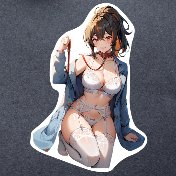 Zenless Zone Zero Zhu Yuan Lewd Vinyl Stickers 1-29 Laptop Decal | UV Proof Water-resistant